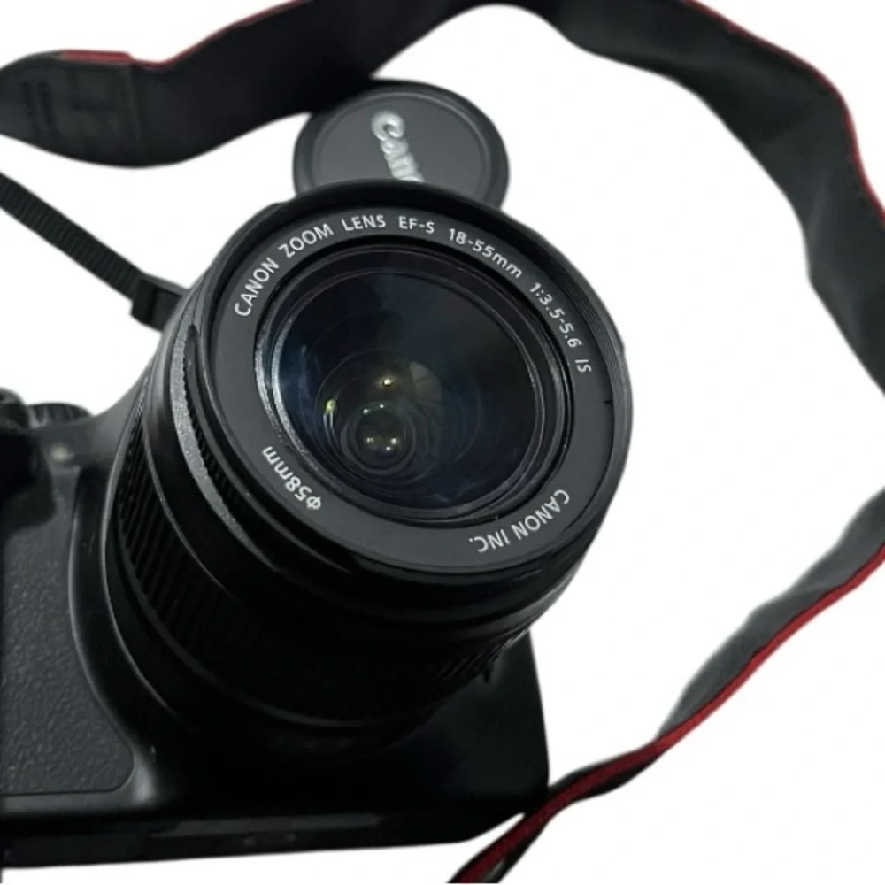 EUC Canon DS126271 EOS REBEL T2i Camera W/18-55mm Image Stabilizer Lens